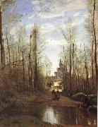 Corot Camille, The church of Marissel
